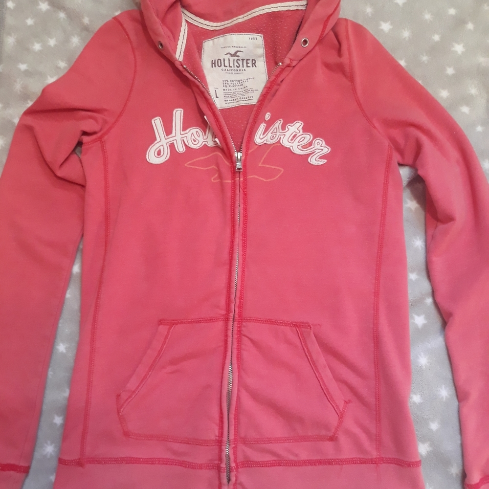 Hollister zip up hoodie